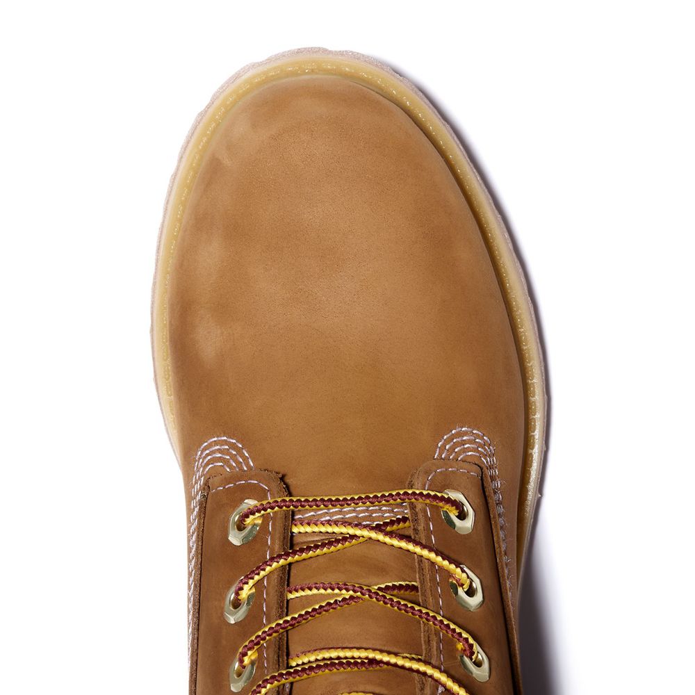 Timberland 6-Inch Μποτακια Γυναικεια Καφε - Premium Waterproof - Greece 4065389-JP